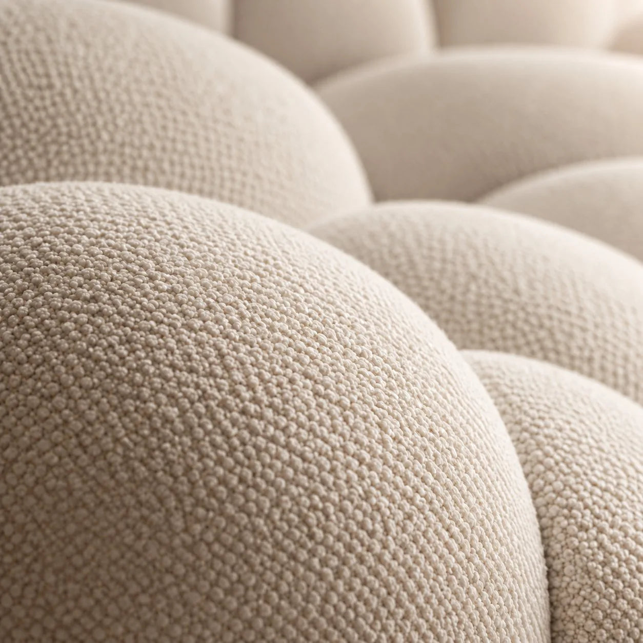 Gros plan sur le tissu bouclé